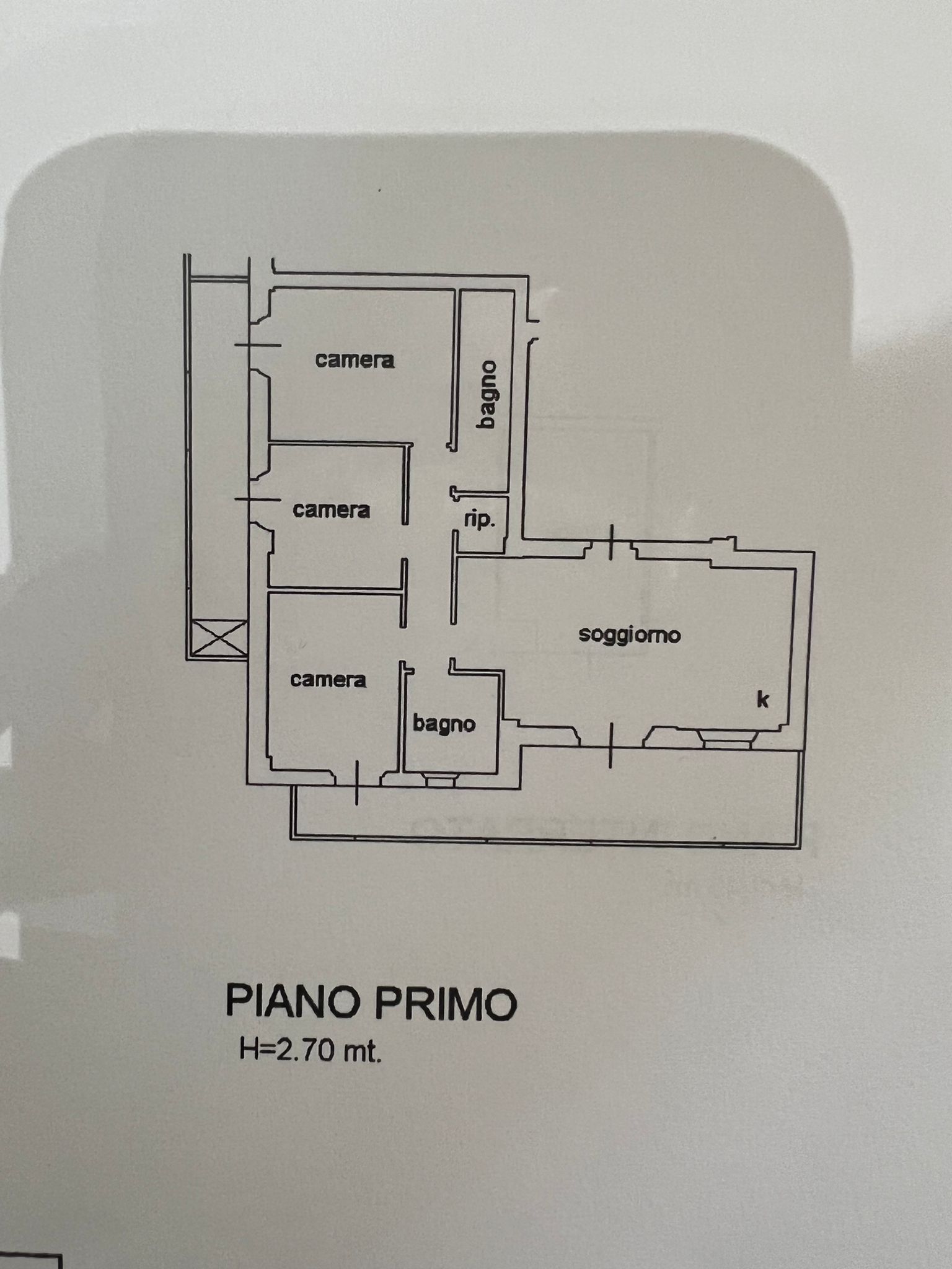 Planimetria dell'appartamento